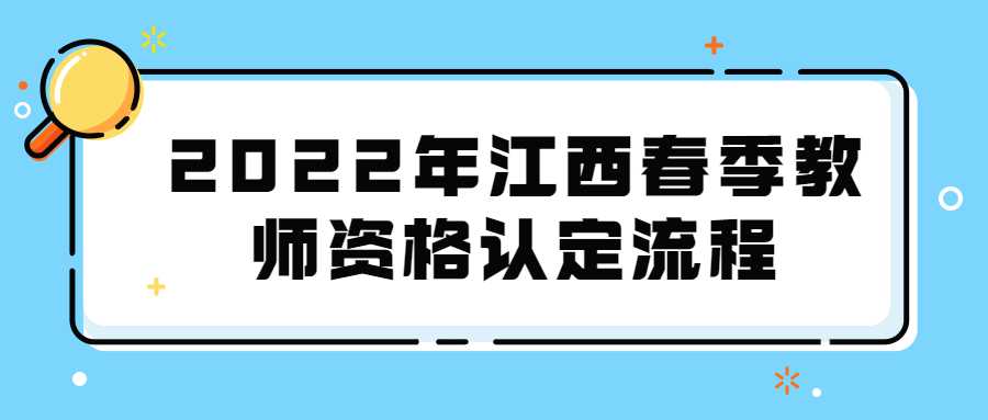 2022年江西春季教师资格认定流程